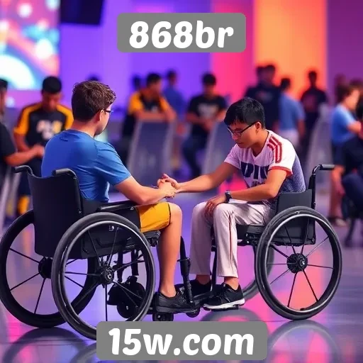 Acessibilidade em 868br para jogadores com deficiência