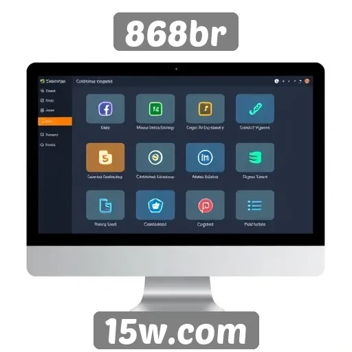 Interface do usuário do 868br é amigável e intuitiva